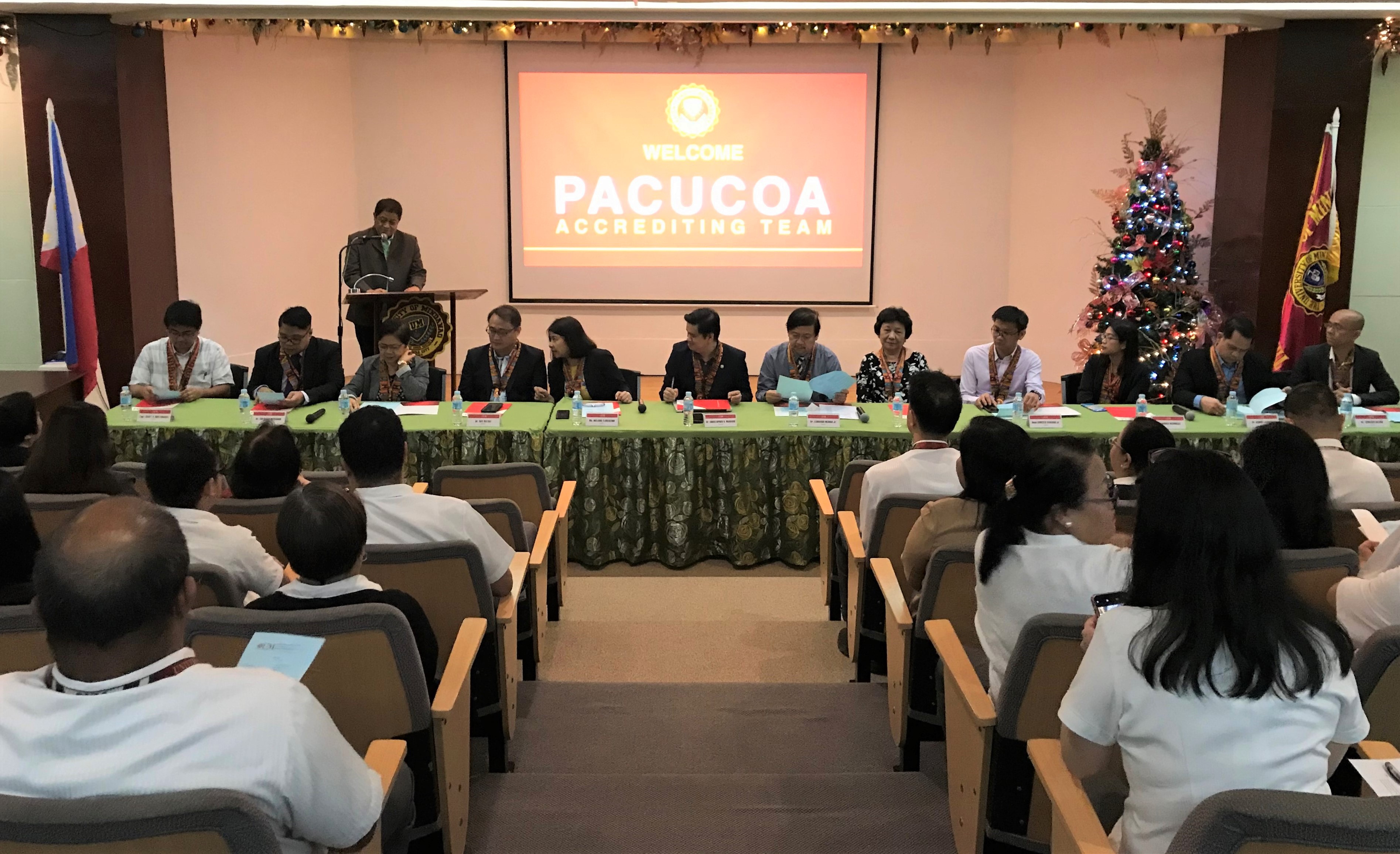 LOOK: PACUCOA accreditors arrive for evaluation of nine programs